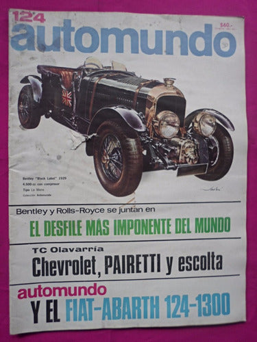 Revista Automundo N° 124 - 1967 Bentley Black Label 1929 0