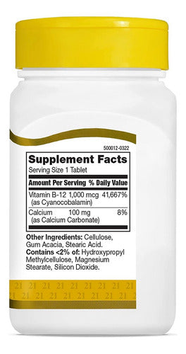 21st Century B12 - Vitamin - 1000 Mcg 2