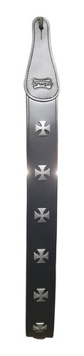 Antitodo H26 Malta Cross Leather Guitar Strap 100% New 1