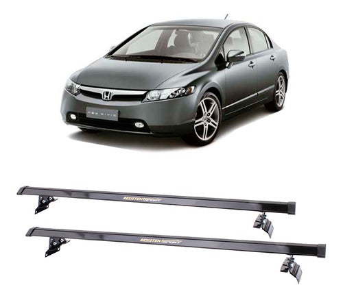 Rack Teto Resistent Sport Honda Civic 2006 Até 2008 Lw048 0