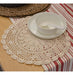 SouthMage 4 Hand Crochet Round Lace Doilies 12 Inches 3