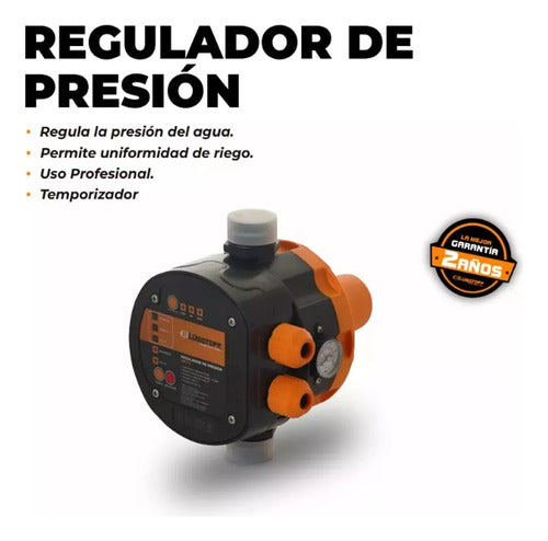 Regulador Automático De Presión Agua Lusqtoff Mps-2 1100w 3