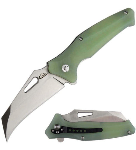 Canku Cuchillo Navaja Plegable De Bolsillo Jade 0