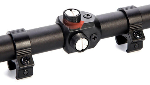 4x20 Telescopic Sight for Air Rifles + Mounts 7