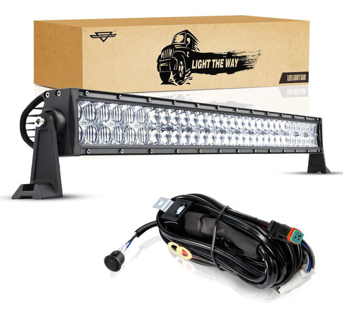 4d 420w 32inch Led Barra Ligera Camioneta Todoterreno Pickup 1