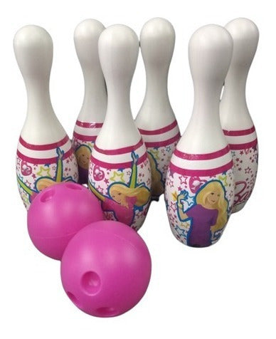 Juego De Bolos Bowling Barbie Original Miniplay Casa Valente 0