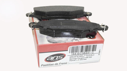 ANS Pastillas Freno Peugeot 206 306 Citroen Xsara (Delanteras) A 1