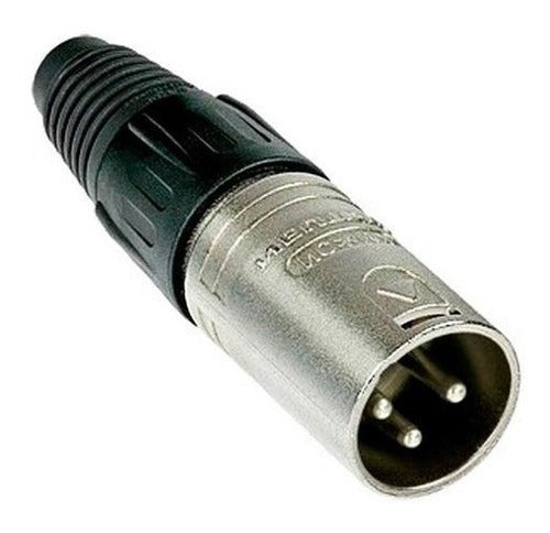 Neutrik NC3MX XLR-3 Male Cable Connector (Silver Plated) 0