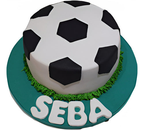 SS GOURMET Football Cake Messi Themed 0