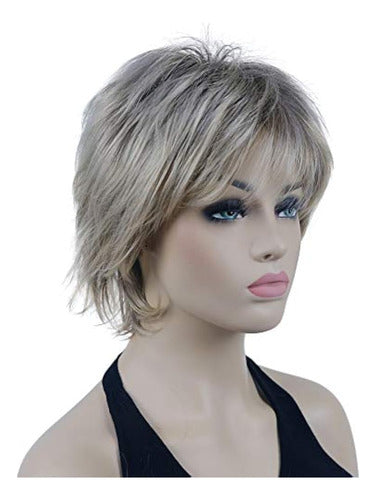 Lydell Complete Wavy Layered Short Hair Synthetic Wigs 0