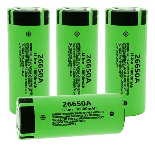 Generic 4 Pack 26650 High Capacity Batteries for Toys, Flashlights, and More 0