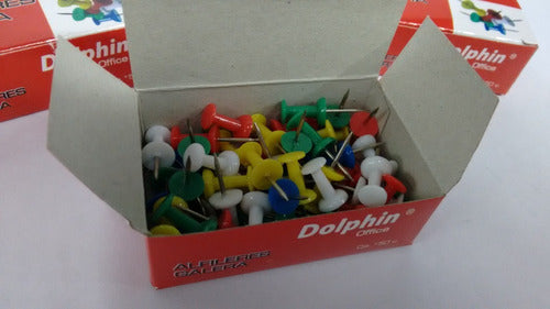 Dolphin Galera Push Pins Box X 50 Units X 5 Boxes 1