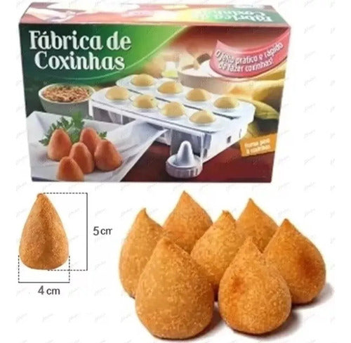 2 Fabrica Modelador Forma De Coxinhas Profissional Salgados 1