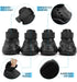 Zapatos Para Perro Verano Impermeables Negro 4 Pares 3