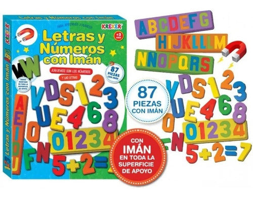 Set Letras Y Numeros Con Iman 87 Pzs Lny 360 Loonytoys 0