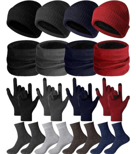 Generic Winter Hat Set of 20 Pieces, Scarf, Gloves, Socks 0