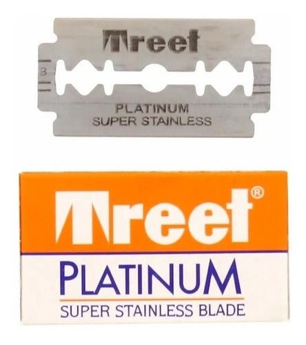 Treet Platinum X 10 Stainless Steel Razor Blades 0