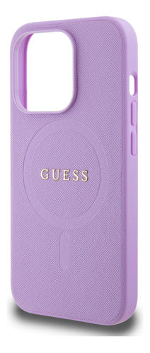 Funda Guess Para iPhone 15 Pro Magsafe Purpura 5