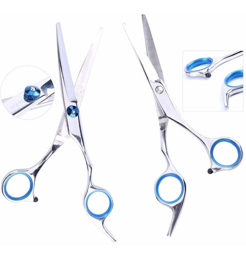 Grooming Scissors Set for Dogs and Cats - Curved and Straight by Your Brand Name 1