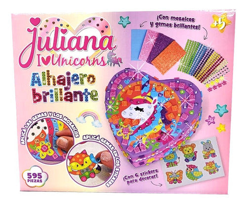 Juliana Set De Bijou Infantil Alhajero Unicornio 1