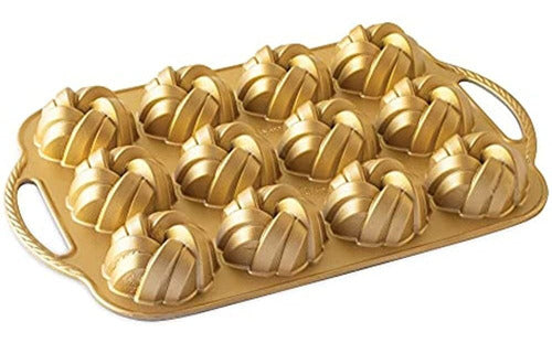 Nordic Ware 75th Anniversary Braided Bundt Bites 0