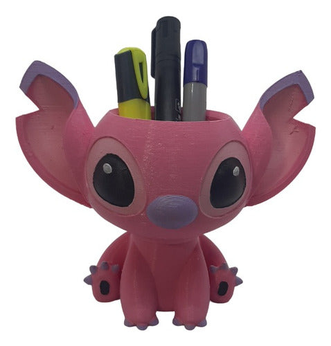 DroPix3D Angel Pen Holder Lilo and Stitch 3D Printed 0