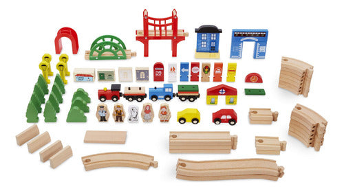 Little Tikes Wooden Train Table for Kids 2