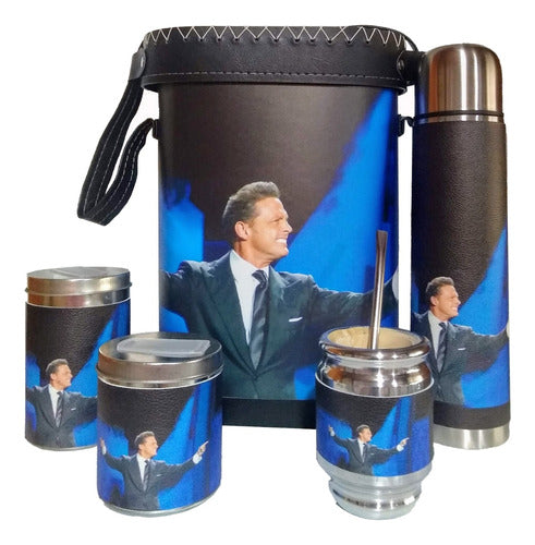 Set Matero Completo Luis Miguel Termo 1 L Acero Inoxidable 1