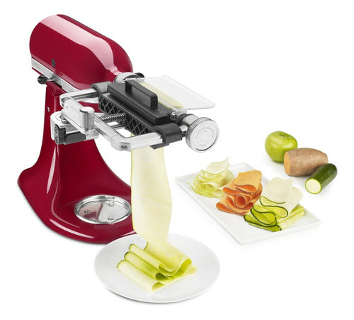 KitchenAid Vegetable Leaf Slicer, Metallic KSMSCA 2