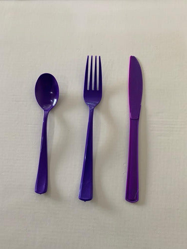 180-Piece Disposable Cutlery Set - Spoon, Fork, Knife for Parties 16
