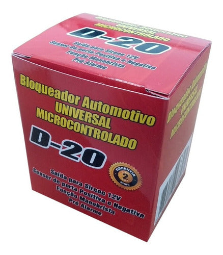 Bloqueador Automotivo Veicular Com Função Manobrista D-20 0