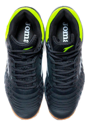 Joma V BLOK Men's Volleyball Shoes - Black Lime 5