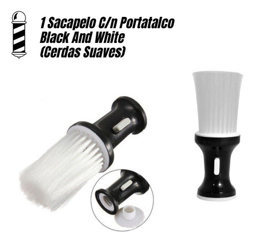 Barber Shop Hairdressing Kit Set - Cape Brush Talc Sprayer Combo 2