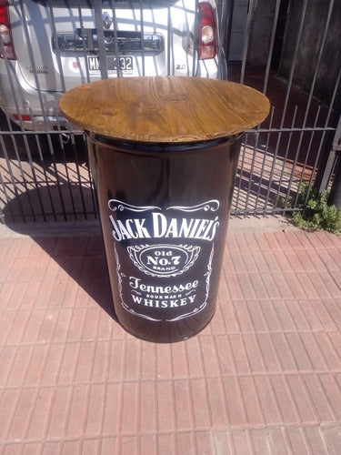Customizable Bar Table with Optional Stools - Jack Daniels Inspired 1
