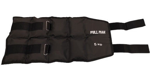 Pair of 5 Kg Reinforced Ankle Weights with Velcro 1