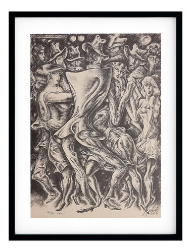 Fernando Guibert Milonga Offset Lithograph 28 x 38 cm 0
