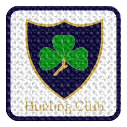 Rugby Hurling Club Patch - Unique Collection Material - Easy Application - Supports Washing Machine - 7.5 cm 0