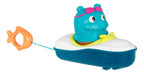 Battat Bath Toy Pull & Go Hippopotamus Boat with Temperature Sensor 7