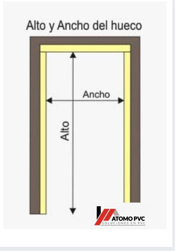 Reinforced PVC Folding Door 1 x 2m Total Value 2