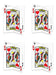 Beistle 4 Piezas 3-d Playing Card Centerpieces, 12 , , Multi 0