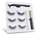 Mº5 LASHES Pestañas Imantadas X3 Mas Delineador Magnetico + Pinza Apli 4