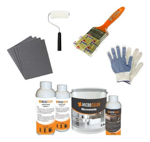 Microcolor Microcement Complete Kit + Tools 4 M2 0