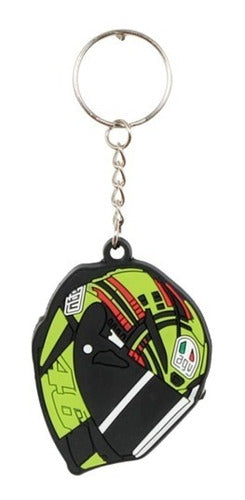 Burdah Valentino Rossi F1 Keychain Helmet 02 Moto Auto 0