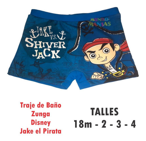 Paw Patrol Traje De Baño Niños Malla Zunga Short Disney Jake El Pirata 1