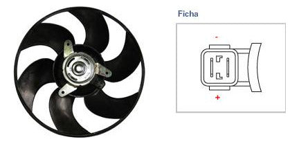 Cymaco Electroventilator Peugeot 405 Break 1.4 8V Gasoline 1992-199 0