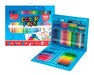 Set Maped 100 Piezas Marcadores + Lapices + Crayones Valija 0