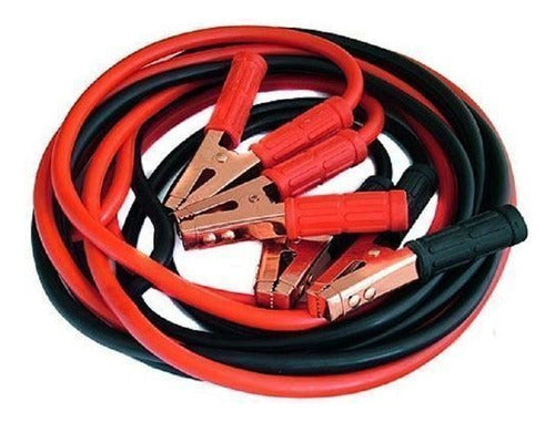 Cable Puente Pasa Corriente Bateria Auto Camioneta + Estuche 4