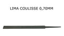 Lima Coulisse 0,70mm Ourives Cravador Ouro 1