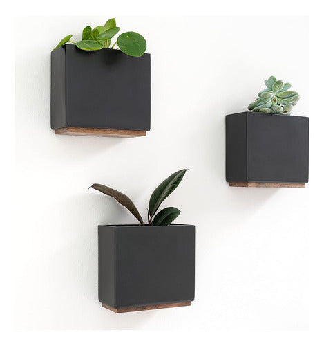 Kazai. Jardineras De Pared -Alma- | 3 Macetas Colgantes Modernas 0