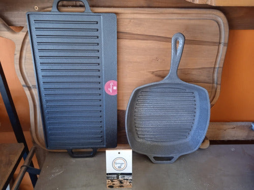 Loderaggio Set Grill + Reversible Griddle 3